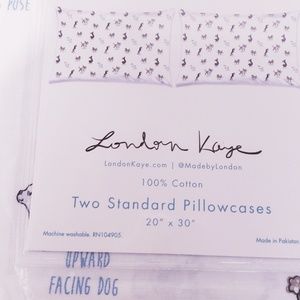 London Kaye Bedding - New "London Kaye" Doggie Yoga Pillowcase Set London Kaye Bedding - New "London Kaye" Doggie Yoga Pillowcase Set
